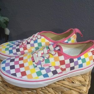 Girls Multicolored Vans